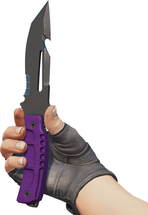 Preview image 3 of ★ StatTrak™ Couteau de survie | Ultraviolet (Marquée par les combats)