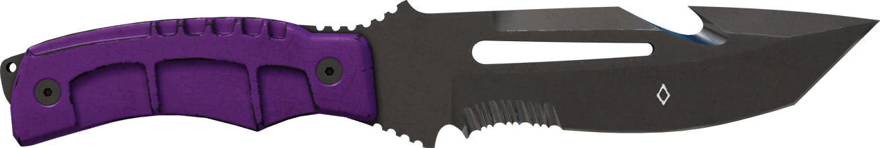 Preview image 1 of ★ StatTrak™ Couteau de survie | Ultraviolet (Marquée par les combats)