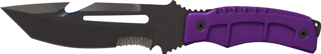 Preview image 2 of ★ StatTrak™ Nóż survivalowy | Ultrafiolet (po testach bojowych)