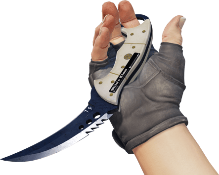 Preview image 3 of ★ StatTrak™ Talon Bıçağı | Mavi Çelik (Görevde Kullanılmış)