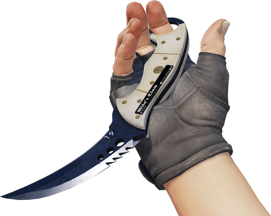 Preview image 3 of ★ StatTrak™ Talon Bıçağı | Mavi Çelik (Görevde Kullanılmış)