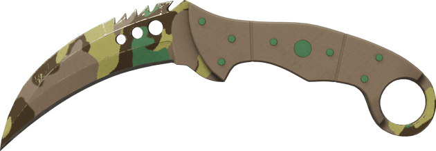 ★ StatTrak™ Faca Talon | Boreal Forest (Com Pouco Uso)