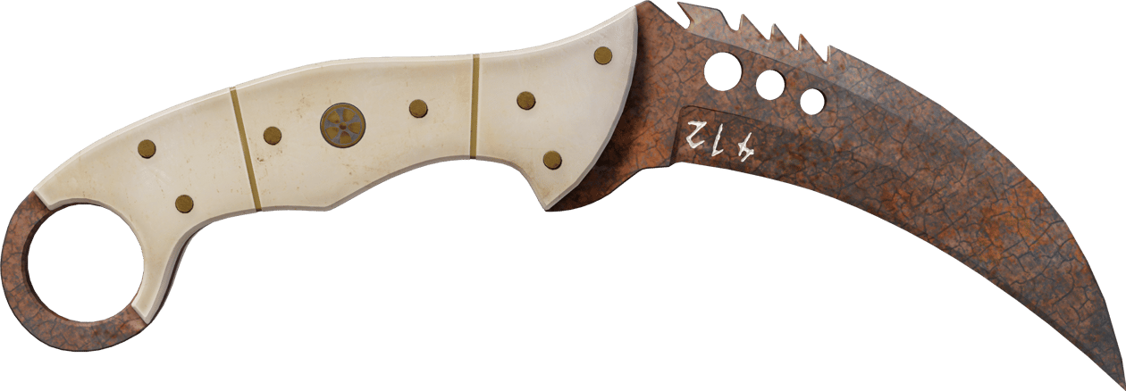 Preview image 2 of ★ StatTrak™ 锯齿爪刀 | 外表生锈 (战痕累累)