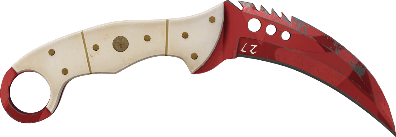 Preview image 2 of ★ StatTrak™ Faca Talon | Slaughter (Testado no Terreno)