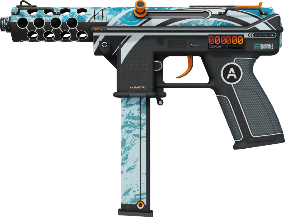 Preview image 1 of StatTrak™ Tec-9 | 坍雪寒裘 (崭新出厂)