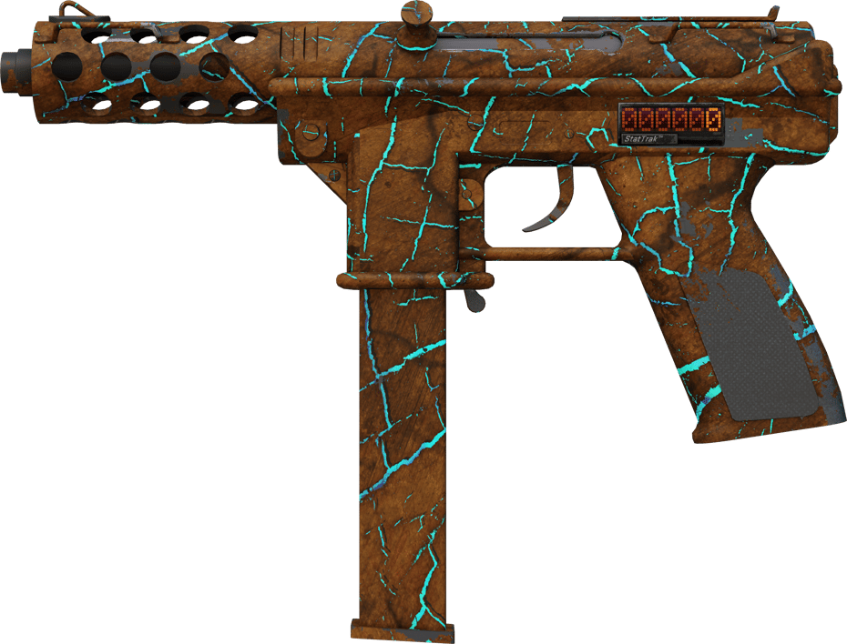 Preview image 1 of StatTrak™ Tec-9 | Cracked Opal (Battle-Scarred)