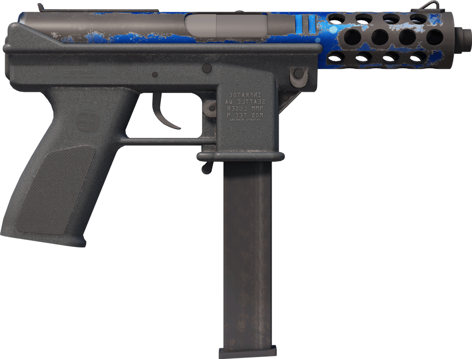Preview image 2 of StatTrak™ Tec-9 | Ice Cap (Battle-Scarred)
