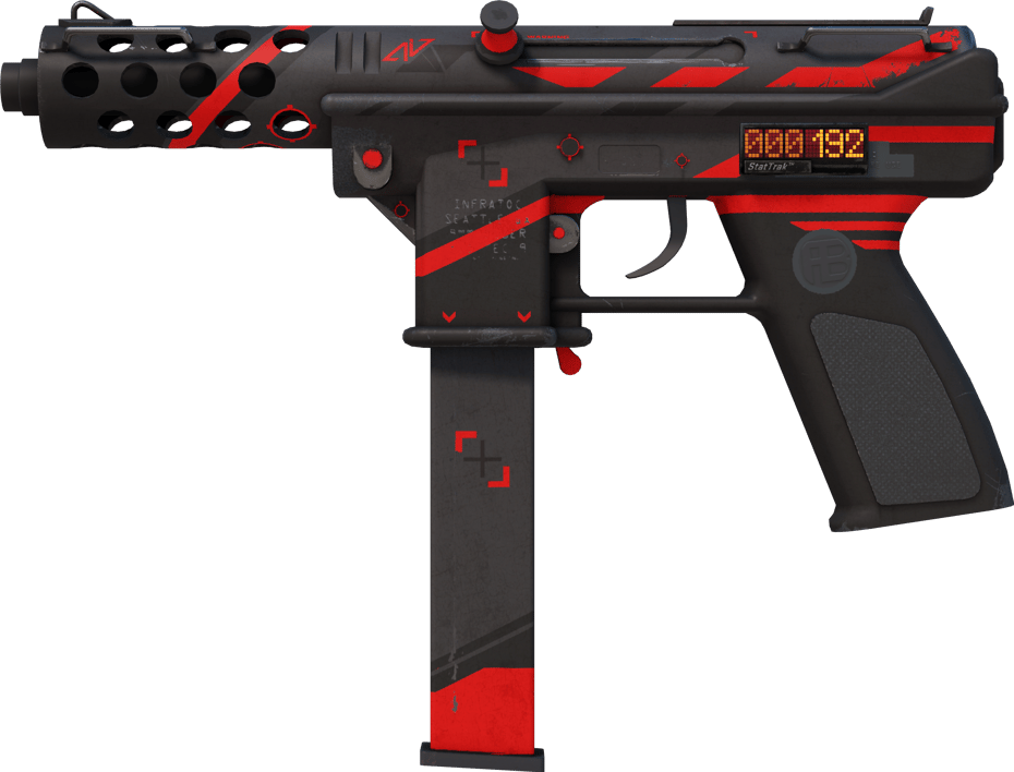 Preview image 1 of Tec-9（StatTrak™） | 艾萨克 (破损不堪)