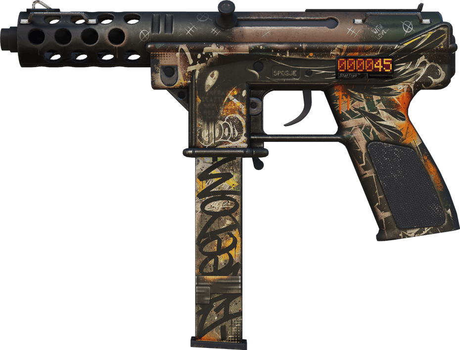 Preview image 1 of StatTrak™ Tec-9 | Rebel (WW - Khá mòn)