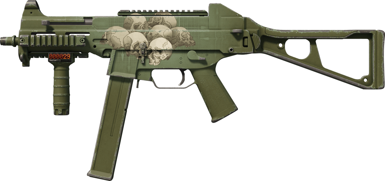 Preview image 1 of StatTrak™ UMP-45 | Bone Pile (Testato sul campo)