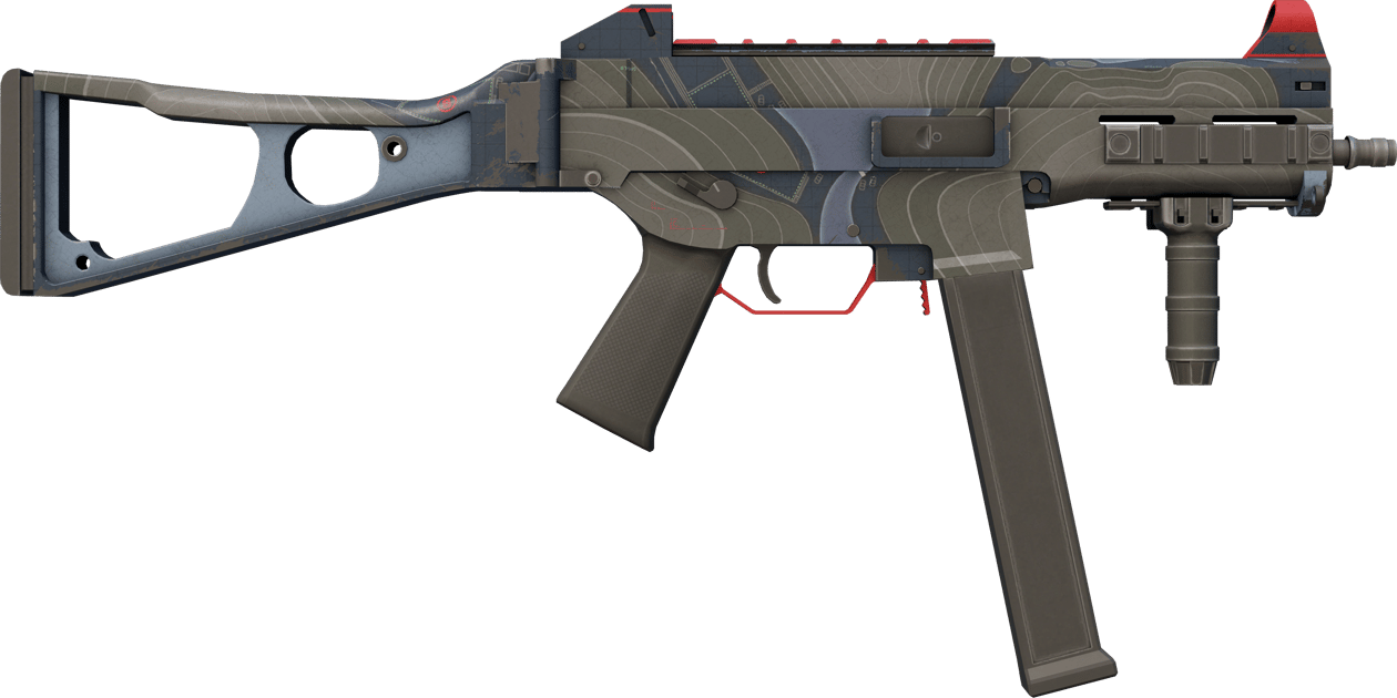 Preview image 2 of StatTrak™ UMP-45 | Briefing (戦いで傷ついた)