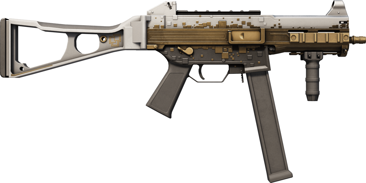Preview image 2 of StatTrak™ UMP-45 | Gold Bismuth (Com Pouco Uso)