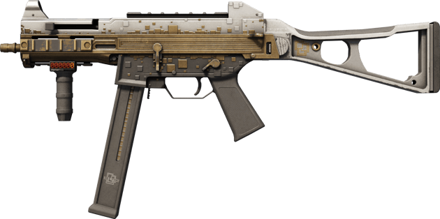 StatTrak™ UMP-45 | 金鉍輝煌 (重度磨損)