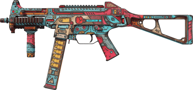 Preview image 1 of StatTrak™ UMP-45 | K.O. Factory (Well-Worn)