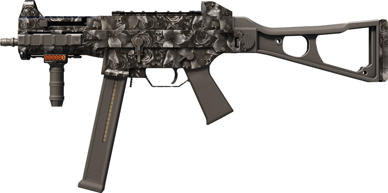 Preview image 1 of StatTrak™ UMP-45 | Metal Flowers (Com Pouco Uso)