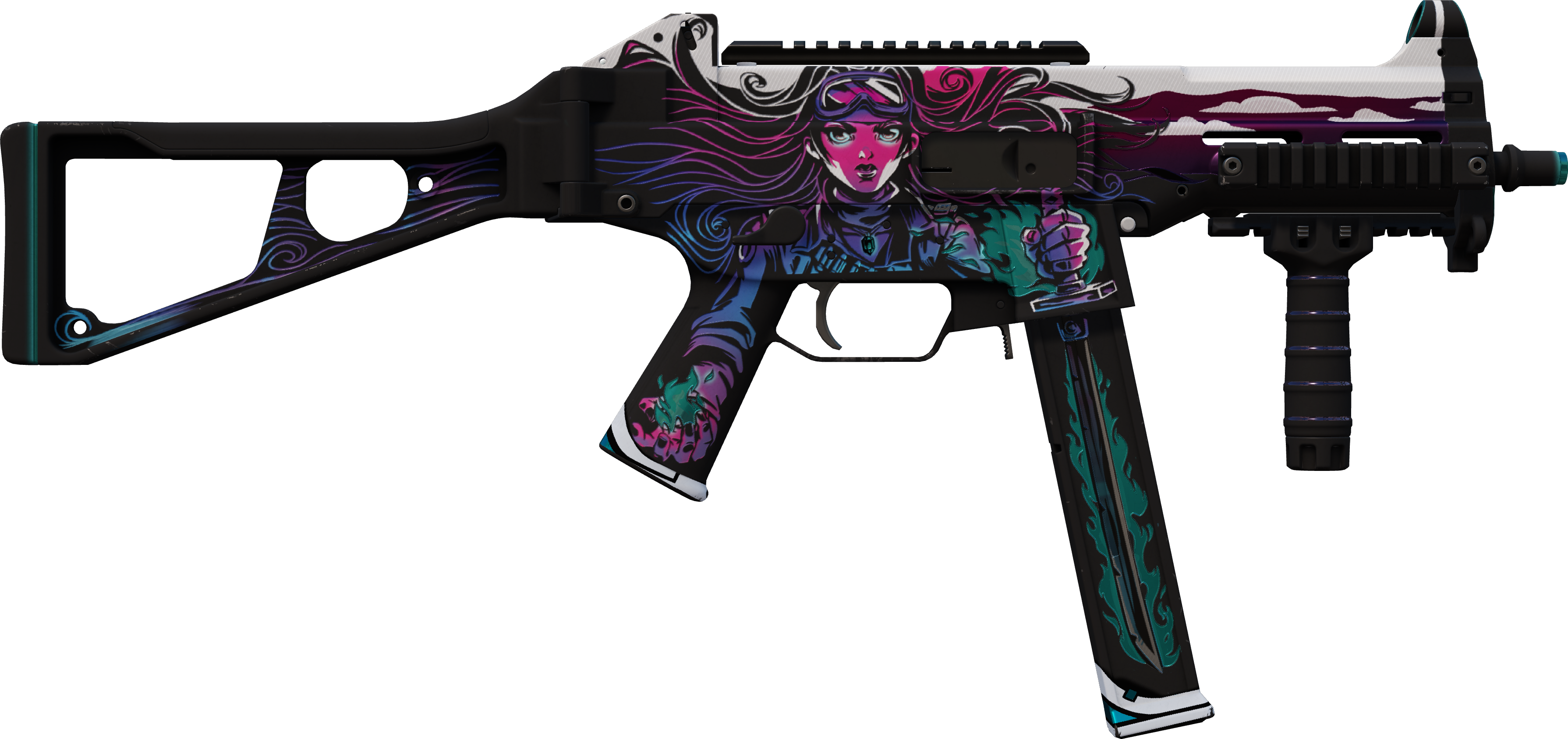 Preview image 2 of StatTrak™ UMP-45 | Neo-Noir (Factory New)