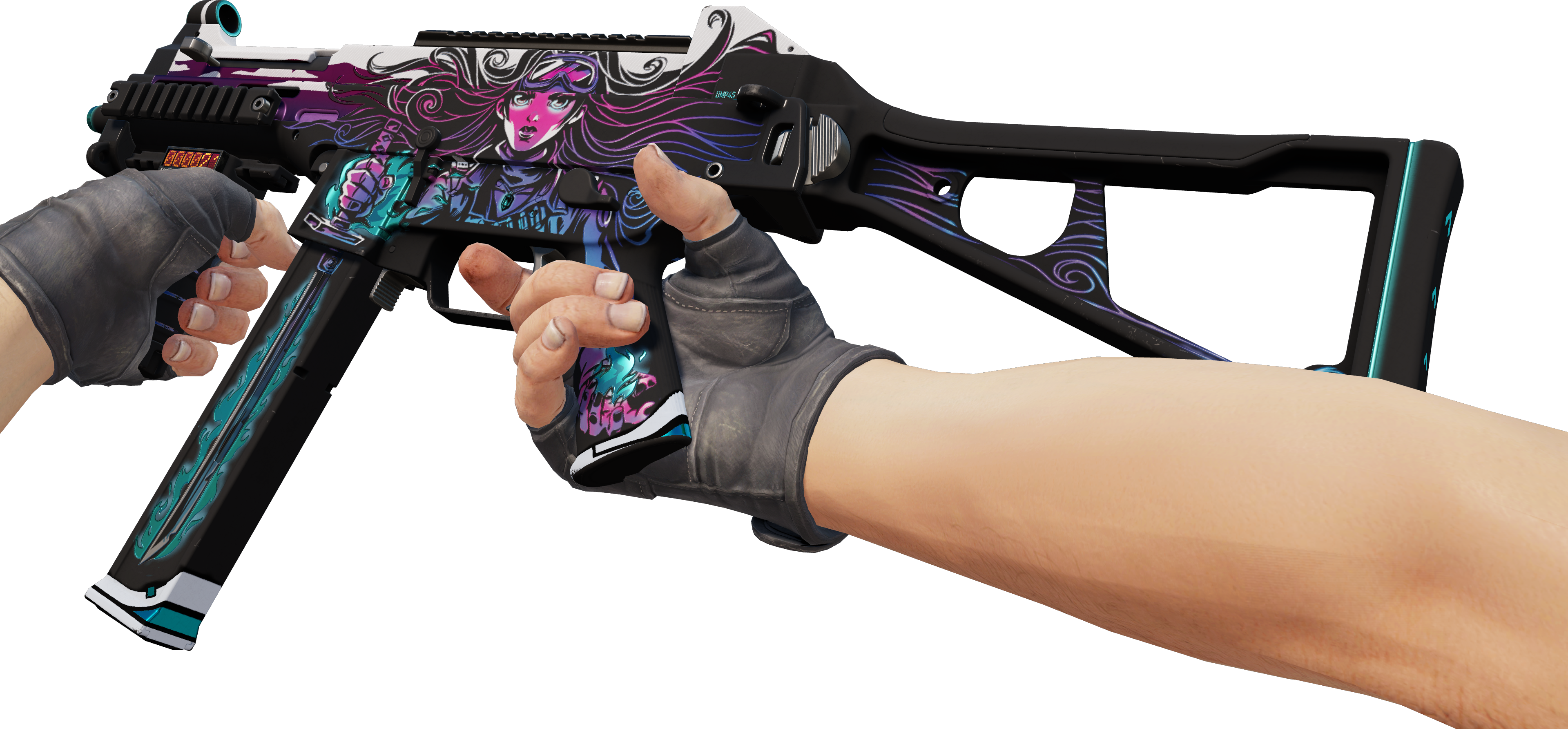 Preview image 3 of StatTrak™ UMP-45 | Neo-Noir (Factory New)