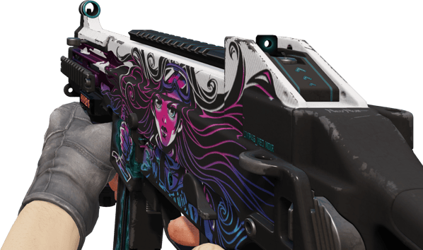 Preview image 3 of StatTrak™ UMP-45 | 黑色魅影 (久经沙场)