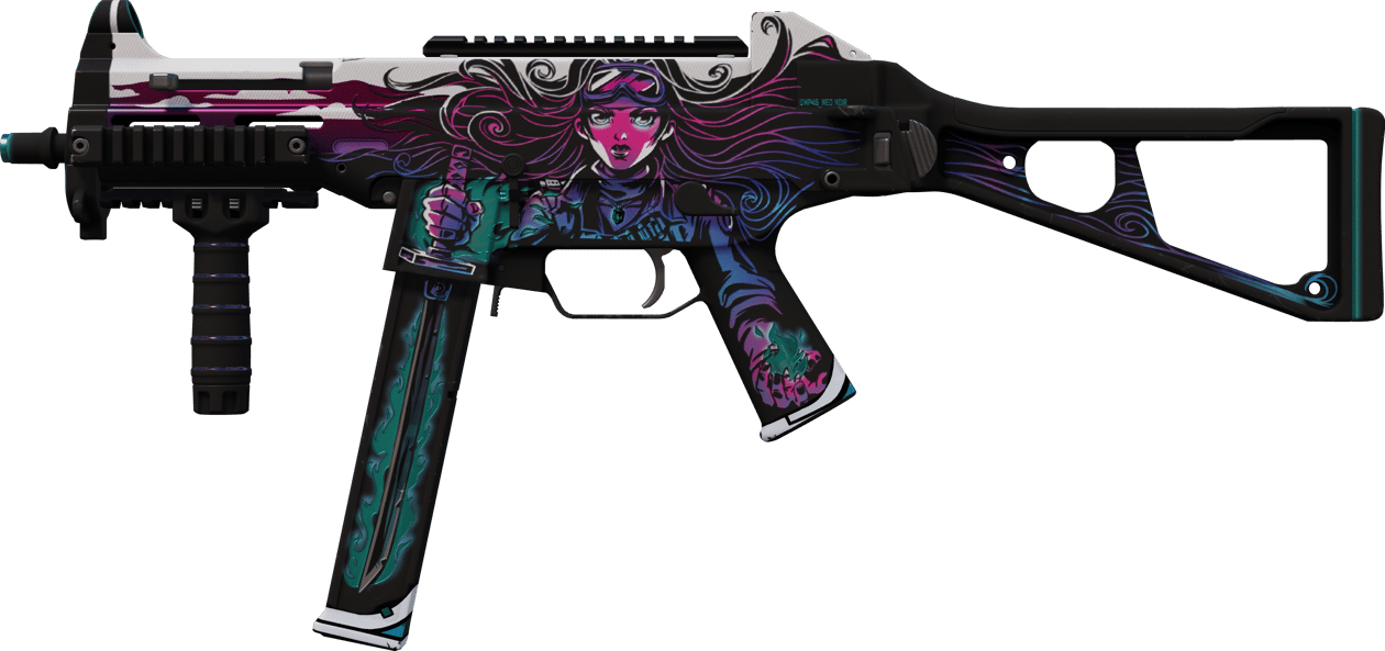 Preview image 1 of StatTrak™ UMP-45 | Neo-Noir (มีรอยถลอกเล็กน้อย)