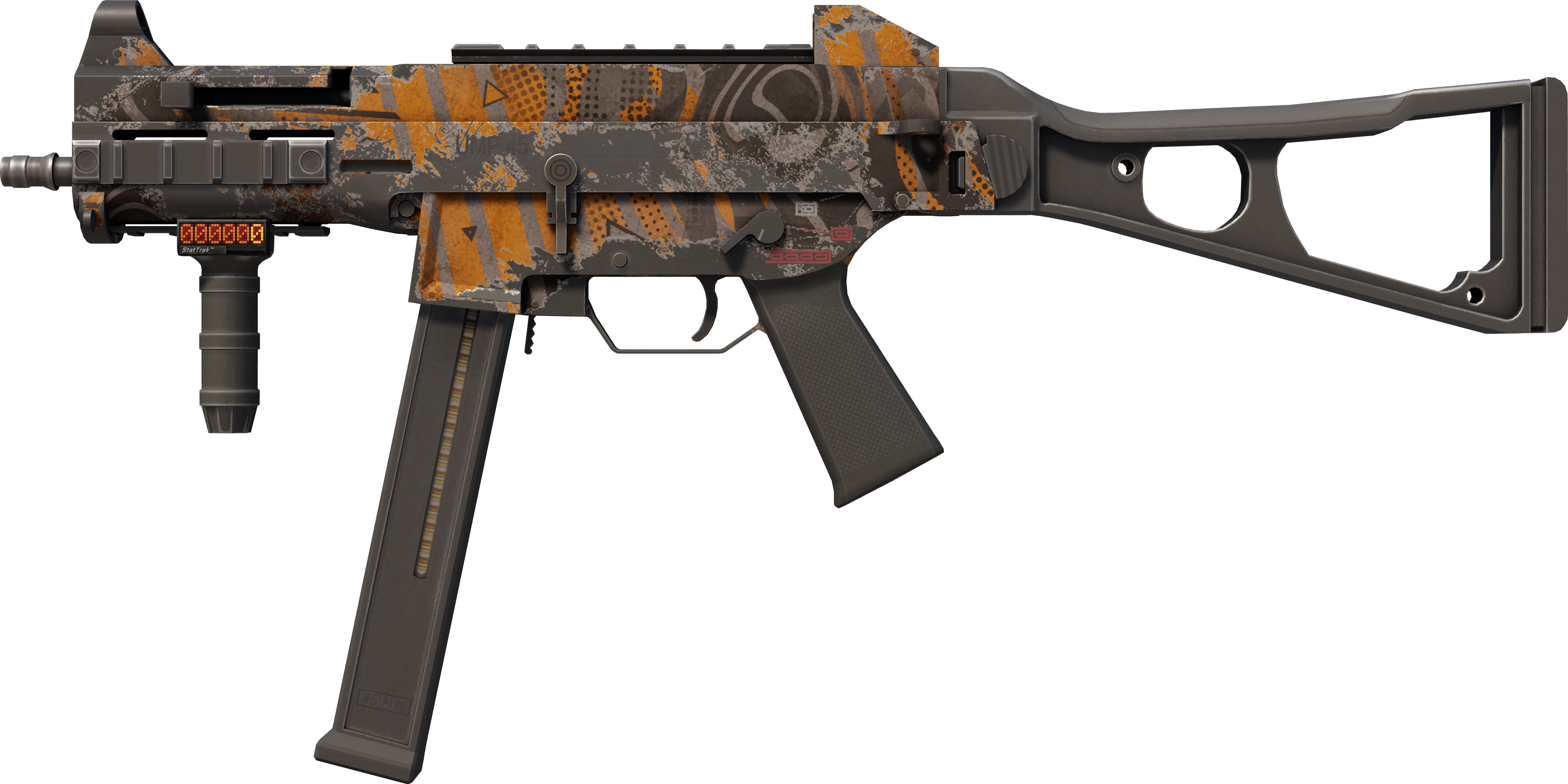 Preview image 1 of StatTrak™ UMP-45 | Oscillator (Battle-Scarred)