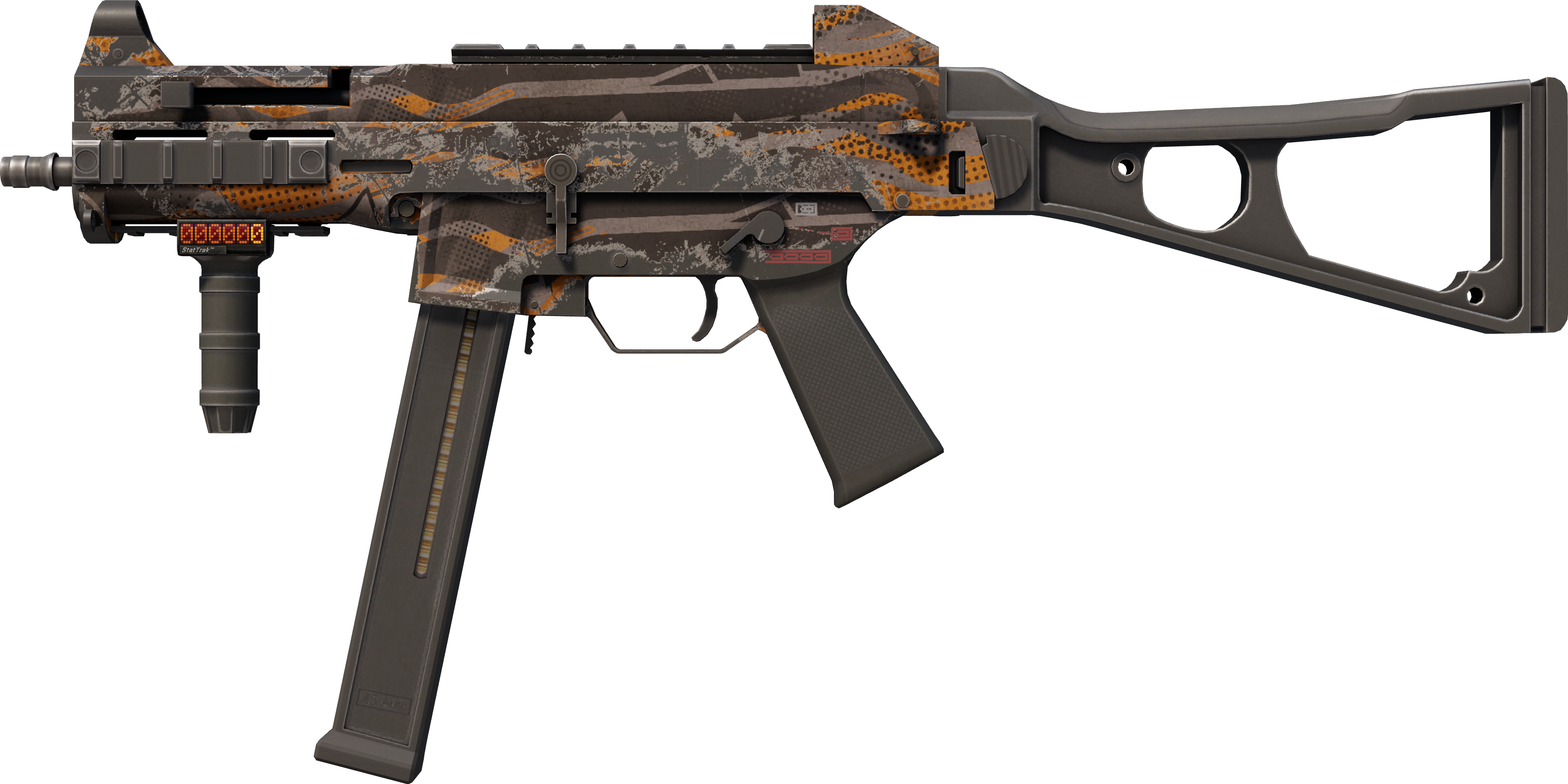 Preview image 1 of StatTrak™ UMP-45 | Oscillator (Well-Worn)