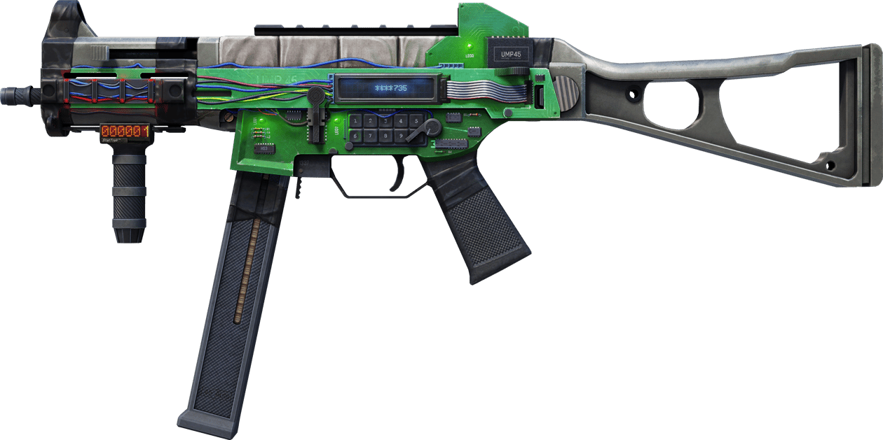 Preview image 1 of StatTrak™ UMP-45 | Plastique (FT - Qua thực chiến)