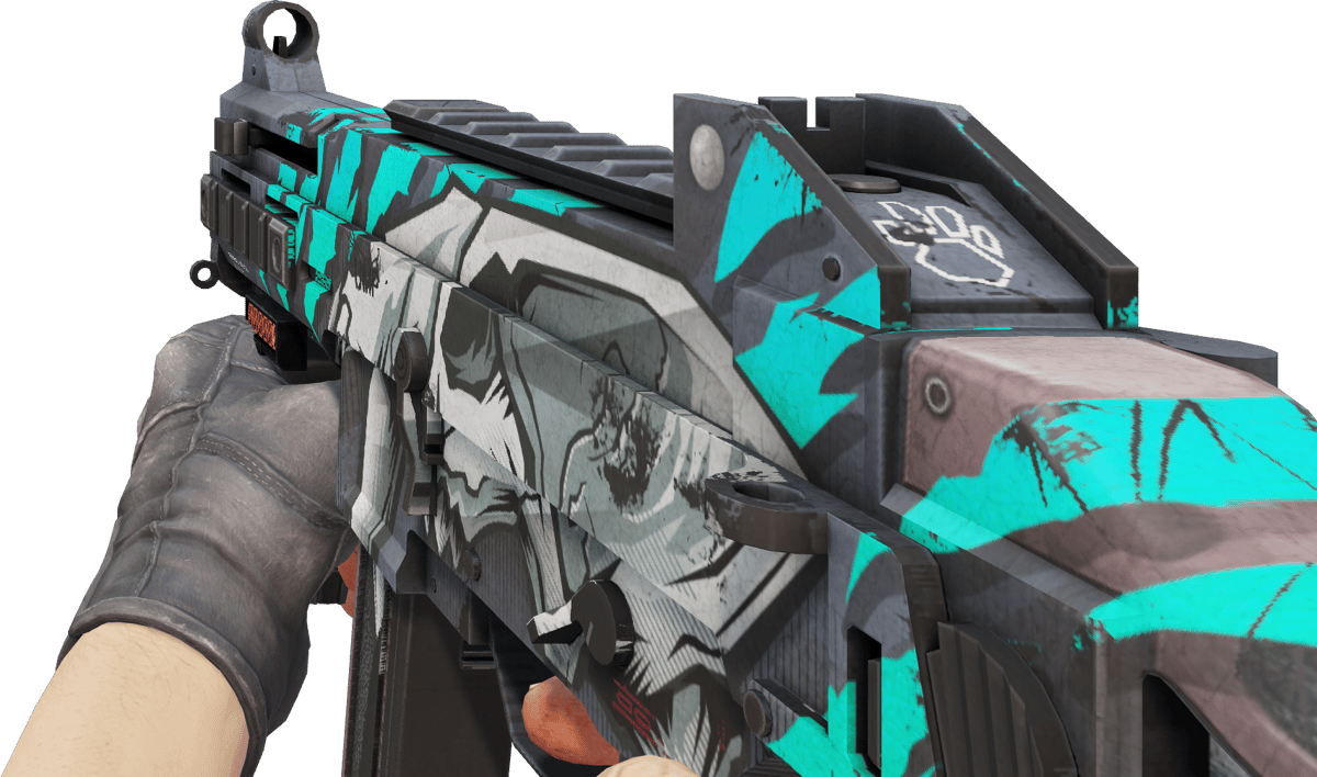 Preview image 3 of StatTrak™ UMP-45 | 野蛮剑齿虎 (战痕累累)