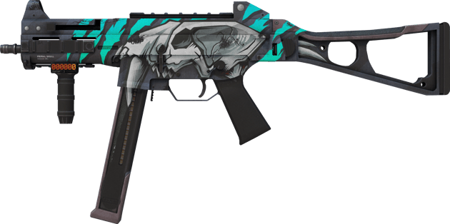 StatTrak™ UMP-45 | 원시의 사브르 (꽤 닳은)