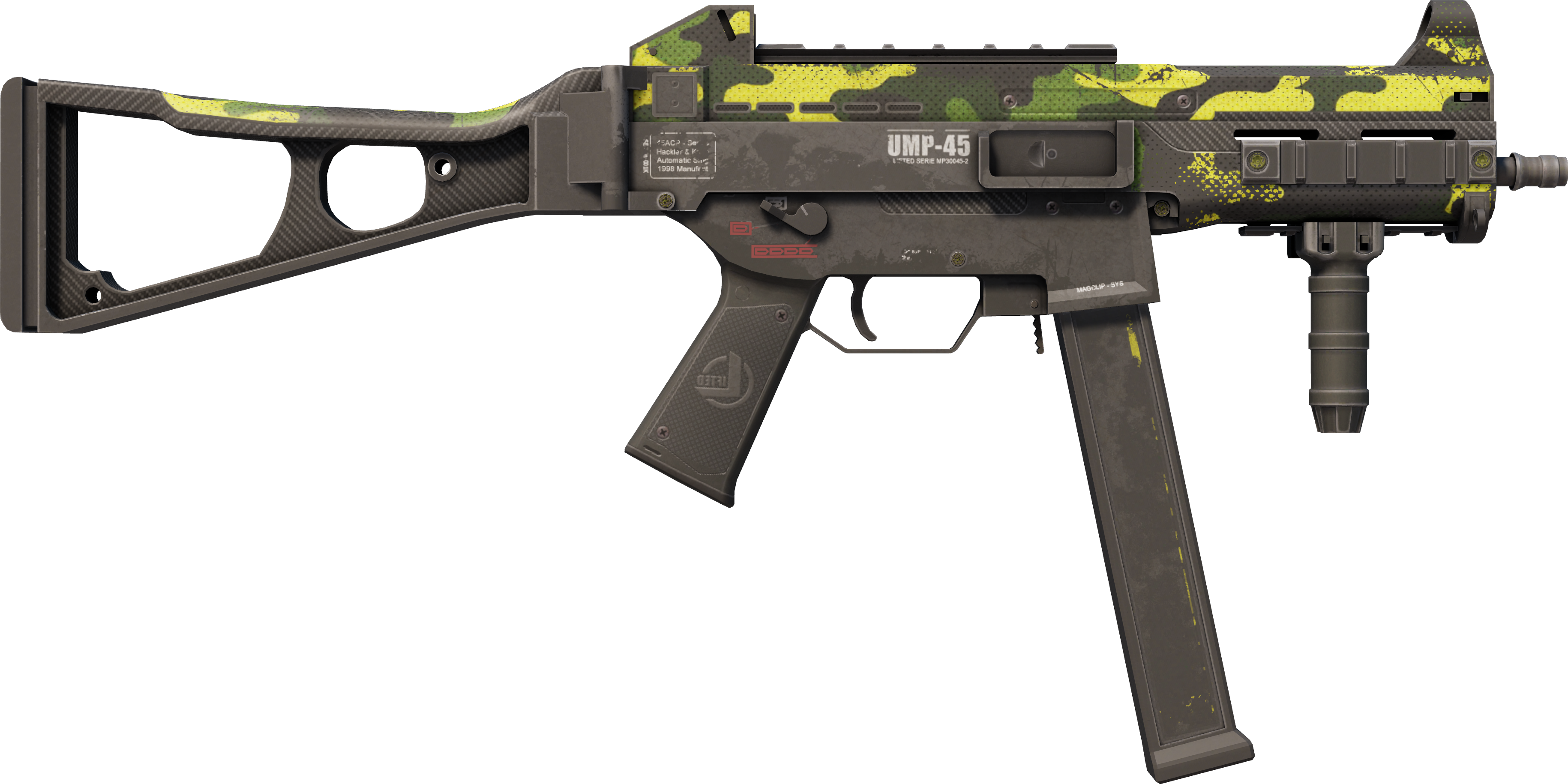 Preview image 2 of StatTrak™ UMP-45 | Riot (Battle-Scarred)
