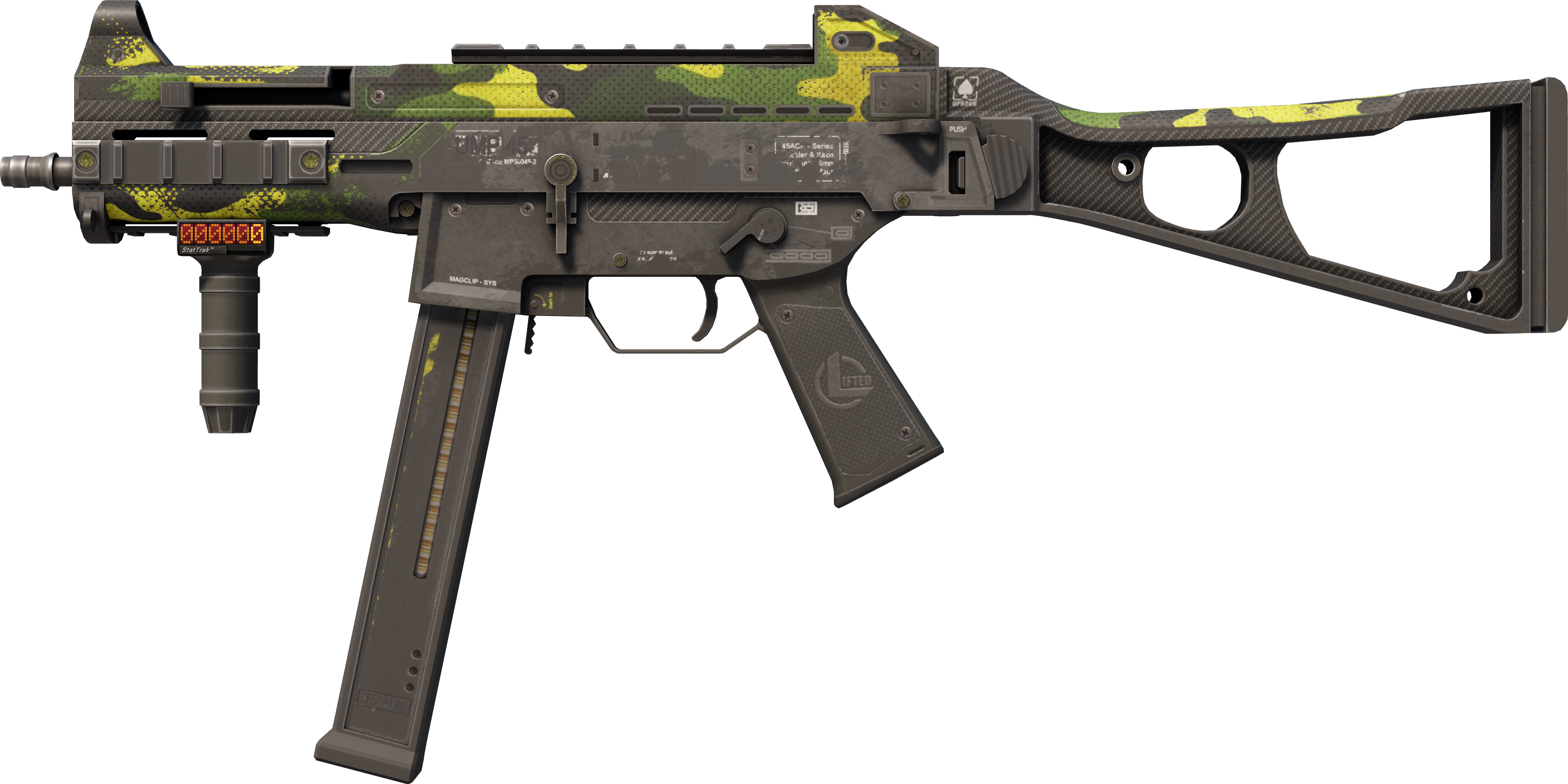 Preview image 1 of StatTrak™ UMP-45 | Riot (Battle-Scarred)