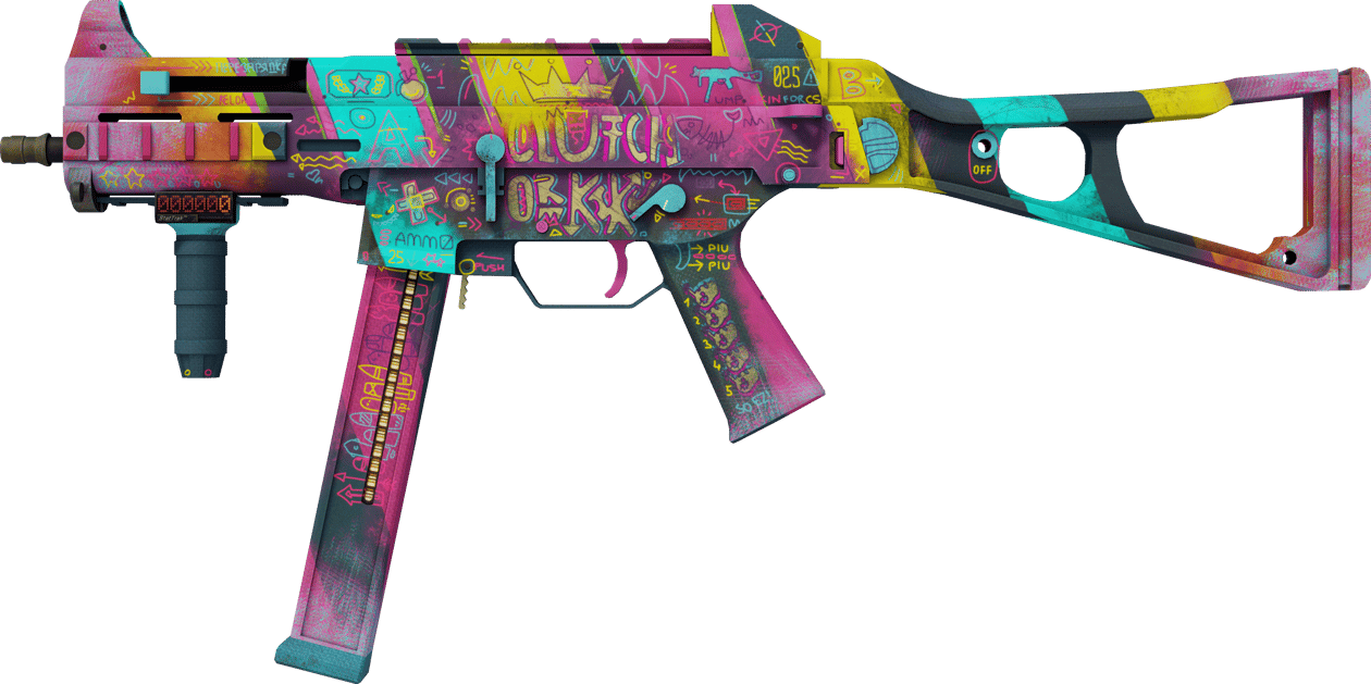 Preview image 1 of StatTrak™ UMP-45 | Kreatives Köpfchen (Fabrikneu)