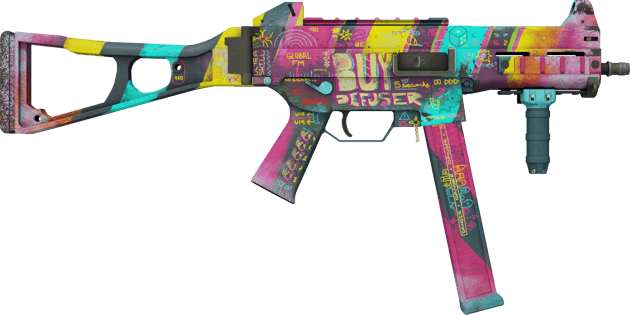 Preview image 2 of StatTrak™ UMP-45 | Kreatives Köpfchen (Abgenutzt)