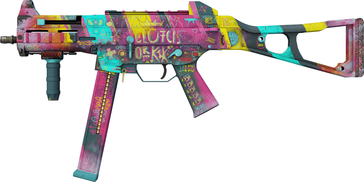 Preview image 1 of StatTrak™ UMP-45 | Kreatives Köpfchen (Abgenutzt)