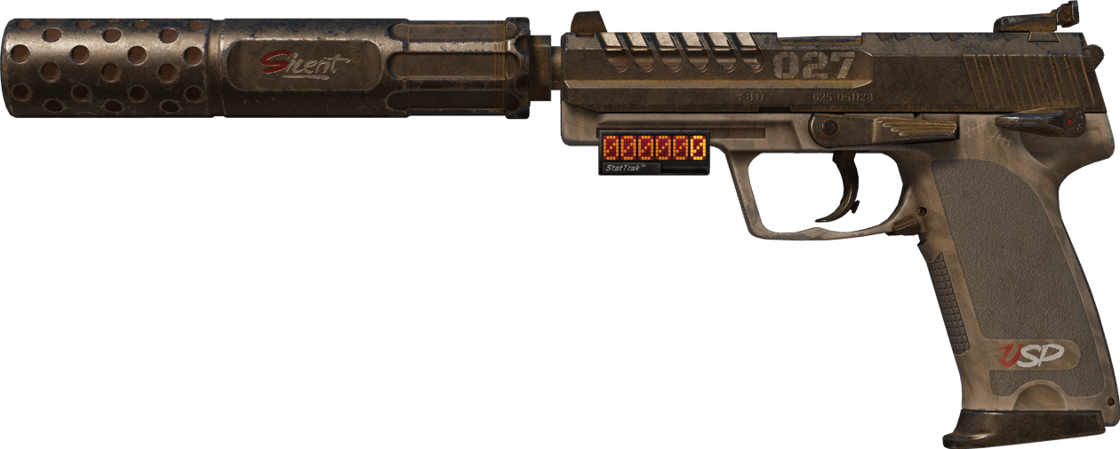 Preview image 1 of StatTrak™ USP-S | 27 (Battle-Scarred)