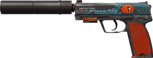 StatTrak™ USP-S | 凱門鱷 (戰場實測)