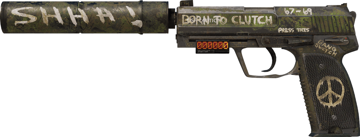 Preview image 1 of StatTrak™ USP-S | Flashback (Bastante desgastado)