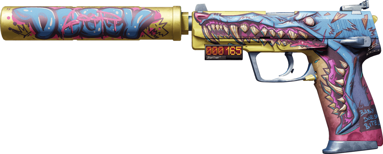 Preview image 1 of StatTrak™ USP-S | Brise-mâchoires (Neuve)