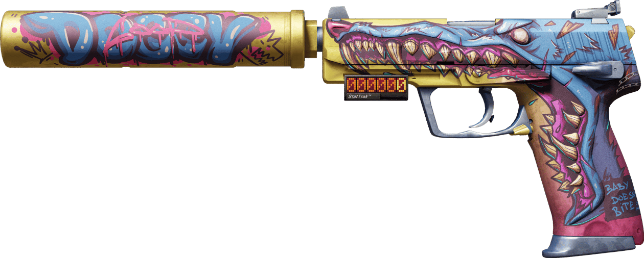 Preview image 1 of StatTrak™ USP-S | 破颚者 (久经沙场)