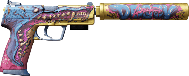 Preview image 2 of StatTrak™ USP-S | Brise-mâchoires (Très peu usée)