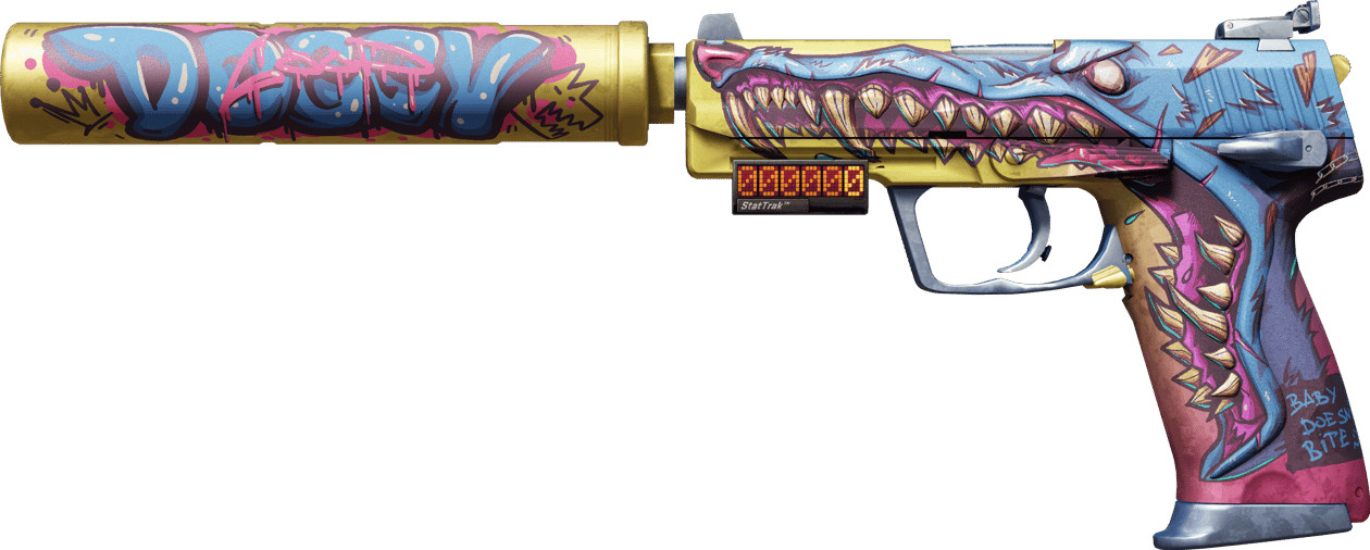 Preview image 1 of StatTrak™ USP-S | Brise-mâchoires (Très peu usée)