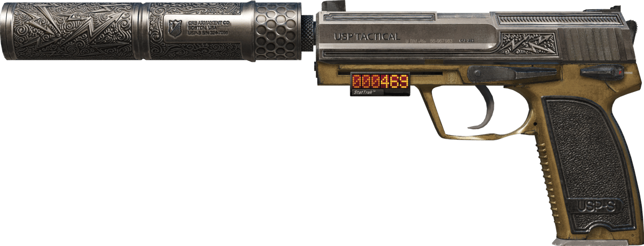 Preview image 1 of StatTrak™ USP-S | Lead Conduit (Battle-Scarred)