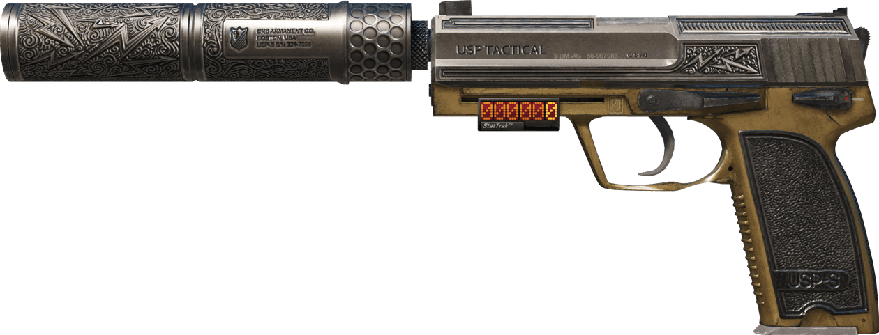Preview image 1 of StatTrak™ USP-S | Lead Conduit (Well-Worn)