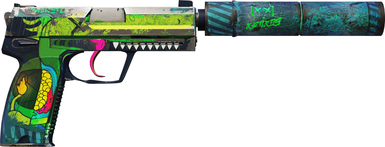 Preview image 2 of StatTrak™ USP-S | Monstres et compagnie (Marquée par les combats)