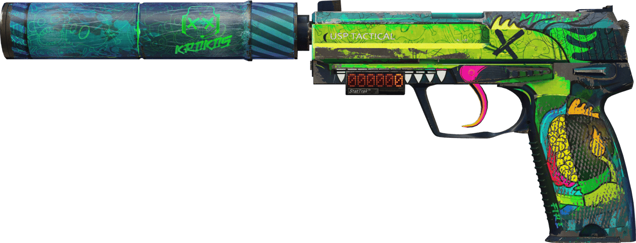 Preview image 1 of StatTrak™ USP-S | Monstres et compagnie (Testée sur le terrain)