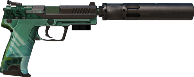 Preview image 2 of StatTrak™ USP-S | PC-GRN (久经沙场)