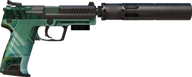 Preview image 2 of StatTrak™ USP-S | PC-GRN (Vähän käytetty)