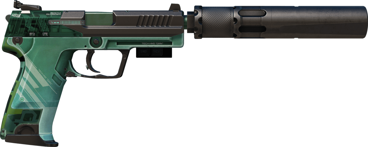 Preview image 2 of StatTrak™ USP-S | PC-GRN (Très peu usée)