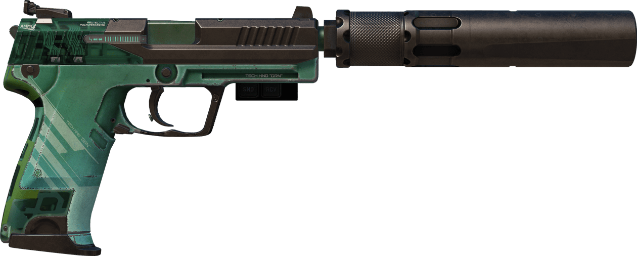 Preview image 2 of StatTrak™ USP-S | PC-GRN (Usée)