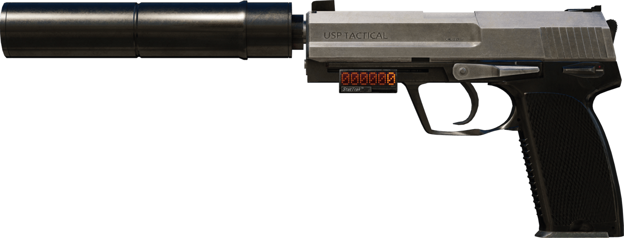 Preview image 1 of StatTrak™ USP-S | Stainless (ถลอกปอกเปิกจากการรบ)