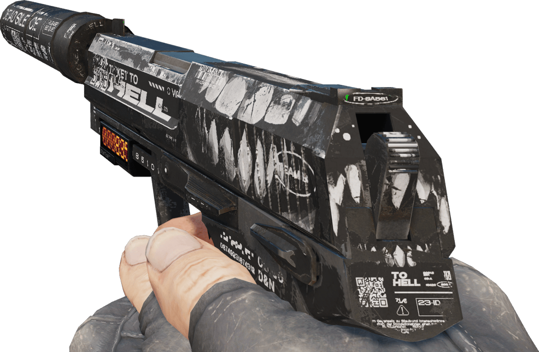 Preview image 3 of StatTrak™ USP-S | 通往地獄的門票 (戰痕累累)